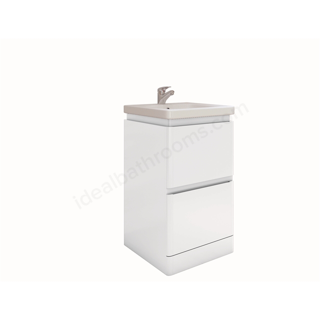 RAK Ceramics Resort 500mm x 500mm Floor Standing Basin Unit - White
