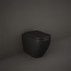 RAK Ceramics Feeling Rimless Back to Wall WC Pan - Matt Black