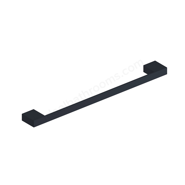 Scudo Mono Wall Mounted 450mm Towel Bar - Matt Black