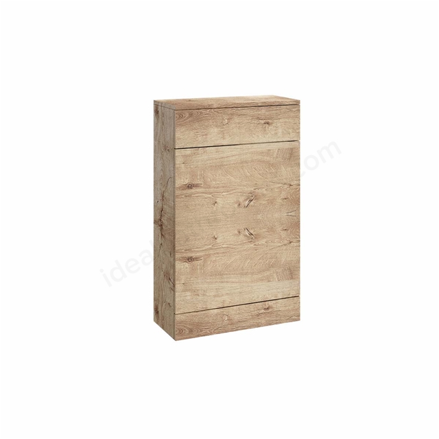 Scudo Ambience 500mm x 245mm x 828mm Floorstanding WC Unit - Rustic Oak