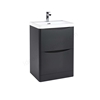 Scudo Bella 596mm x 800mm x 448mm Floorstanding Unit - Matt Grey