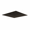 Scudo Square 200mm Stainless Shower Head - Black