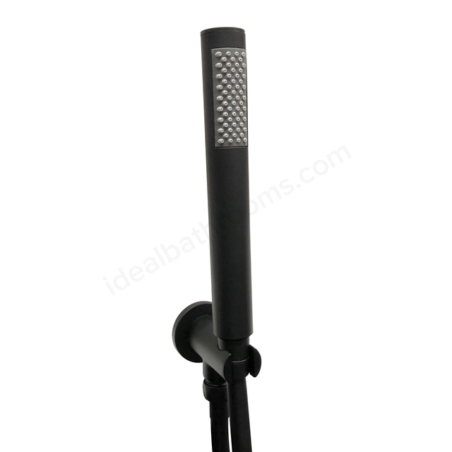 Scudo Round Handset Single Function - Matt Black 