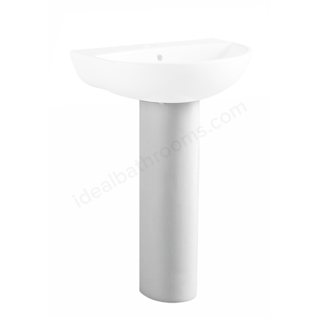 Scudo Deia Full Pedestal - White