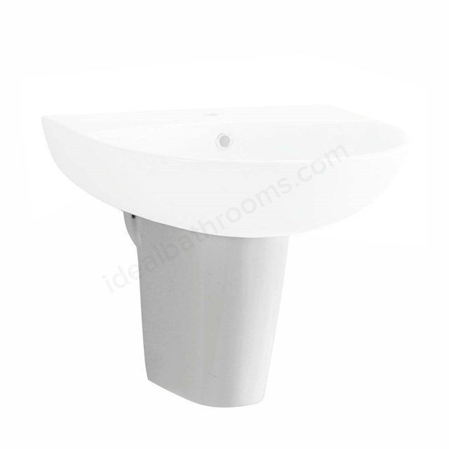Scudo Deia Semi Pedestal - White
