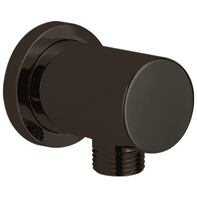 Scudo Mono Round Outlet Elbow - Matt Black