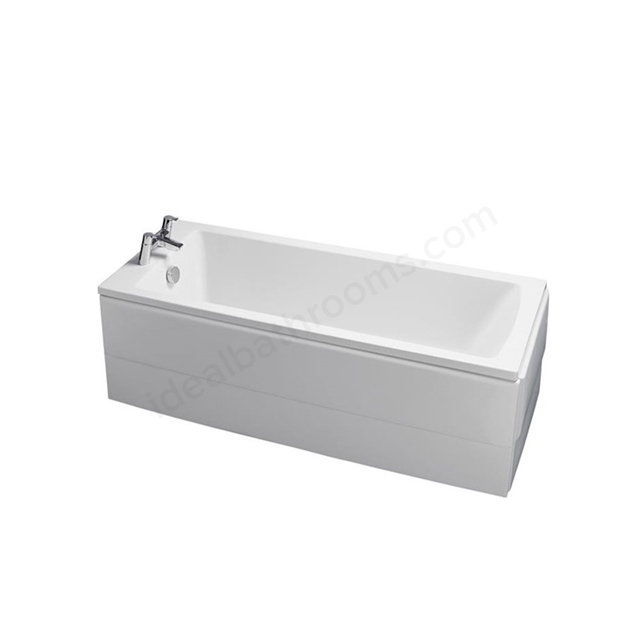 Ideal Standard TEMPO Arc Single Ended Rectangular Bath; 0 Tap Hole; 1700x700mm; White