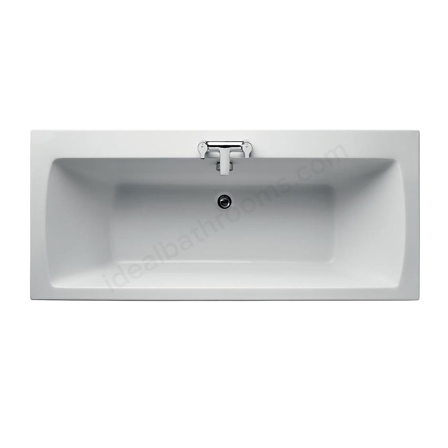 Ideal Standard TEMPO Arc Double Ended Rectangular Bath; Idealform Plus+; 0 Tap Hole; 1700x750mm; White