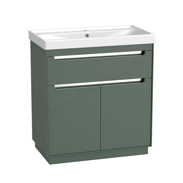 Tavistock Acumen 800 Floor Mounted Vanity Unit - Viridian Green