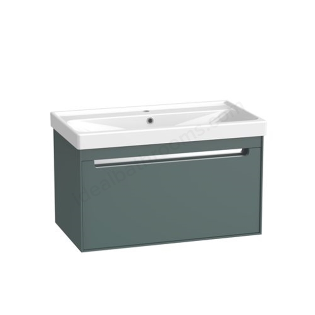 Tavistock Acumen 800 Wall Mounted Vanity Unit - Viridian Green