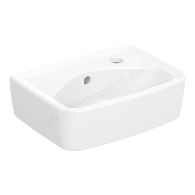 Twyford Alcona 350mmW Basin, 1 RH Tap Hole
