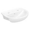 Twyford Alcona 500mmW Semi-Recessed Basin, 2 Tap Hole 