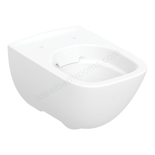 Geberit Selnova Square Wall-Hung WC Rimfree Rimless; Shrouded