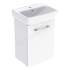 Geberit Selnova Square Basin & Cabinet Set 450 x 650mm, One Door - White