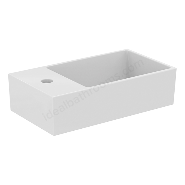 Atelier Extra 45cm guest 1 Tap Hole Basin; overflow; left hand
