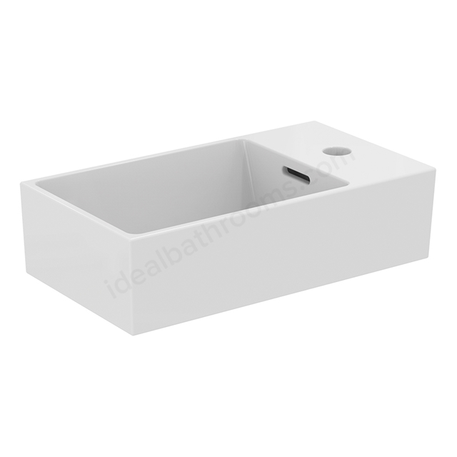 Atelier Extra 45cm guest 1 Tap Hole Basin; overflow; right hand