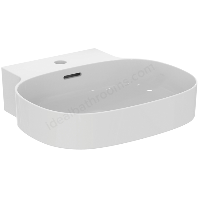 Atelier Linda X 50cm 1 Tap Hole Basin w/ Overflow; ground