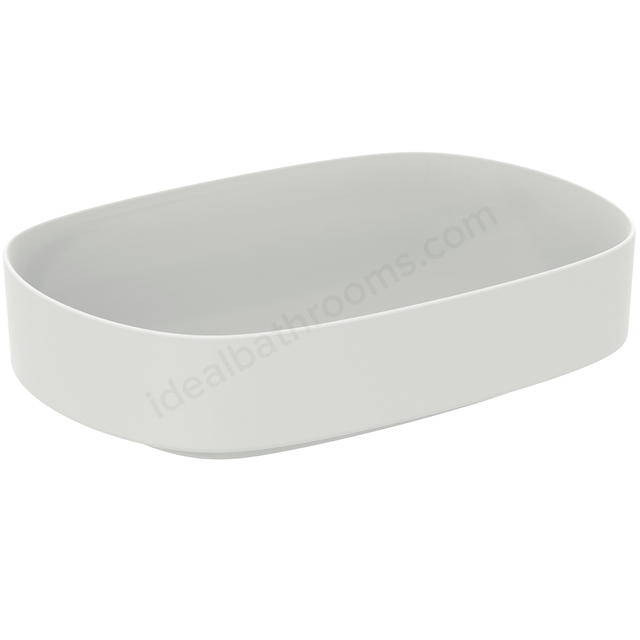 Atelier Linda X oval vessel washbasin without overflow; silk white