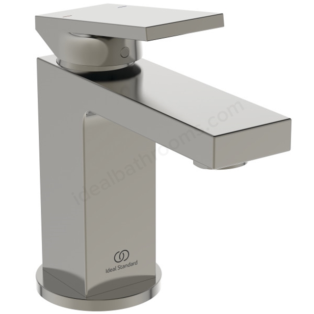 Atelier Extra single lever mini basin mixer; silver storm