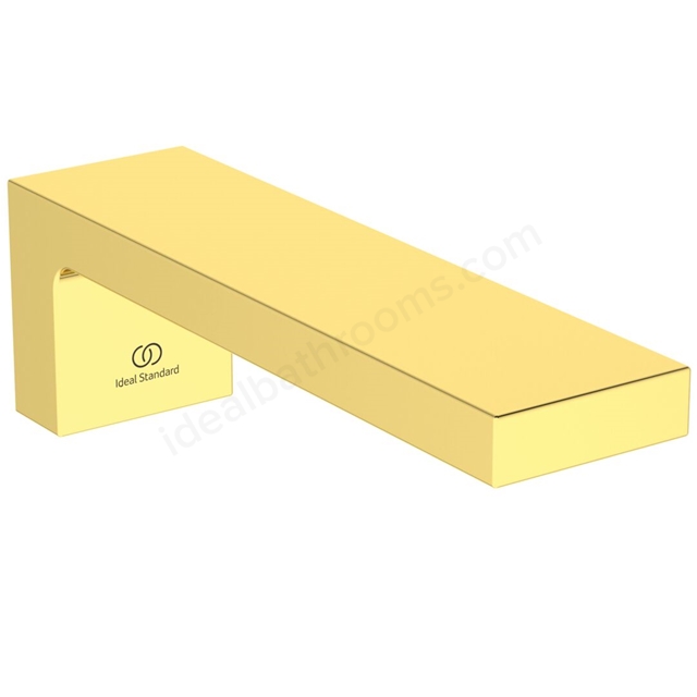 Atelier Extra 175mm wall spout; brushed gold