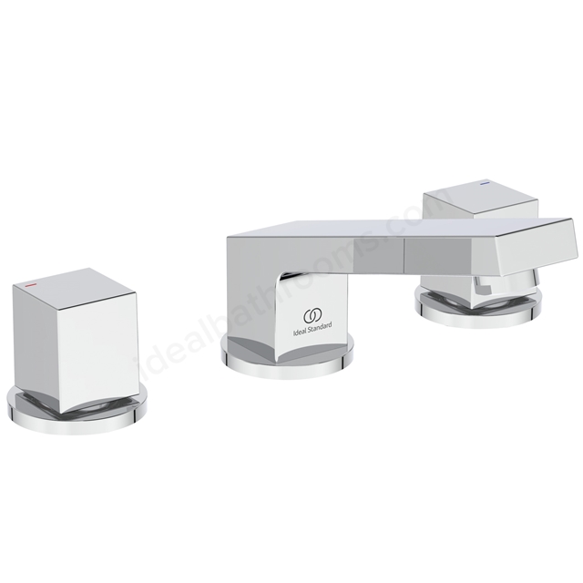 Atelier Extra 3 hole basin mixer chrome