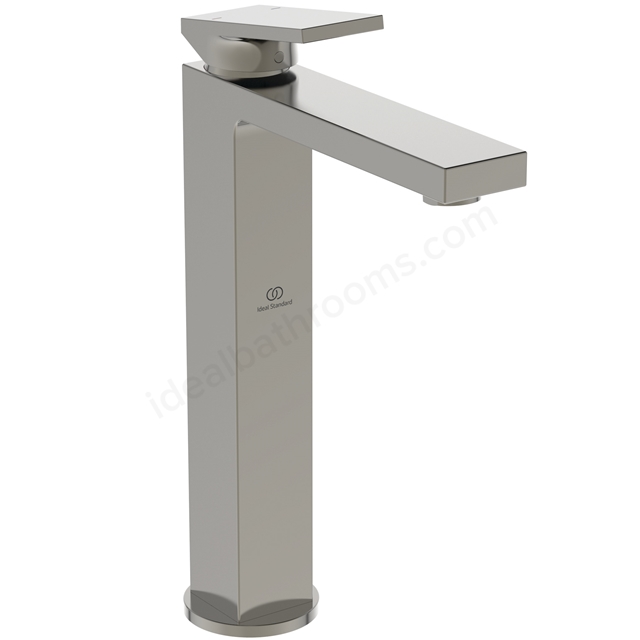 Atelier Extra vessel basin mixer silver storm