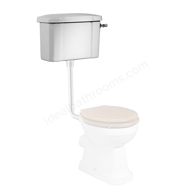 Tavistock Vitoria Low Level Cistern - White