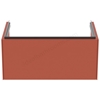 Atelier Conca 80cm wall hung vanity unit with 1 drawer; matt sunset