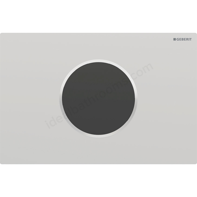 Geberit Sigma10 Mains Powered Infrared Touchless Dual Flush Plate - Matt Chrome