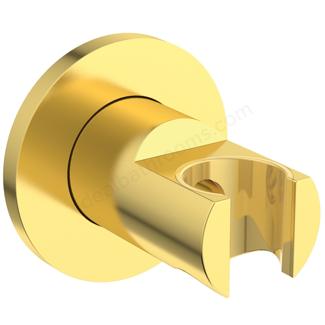 Atelier Idealrain Round Shower Handset Bracket - Brushed Gold