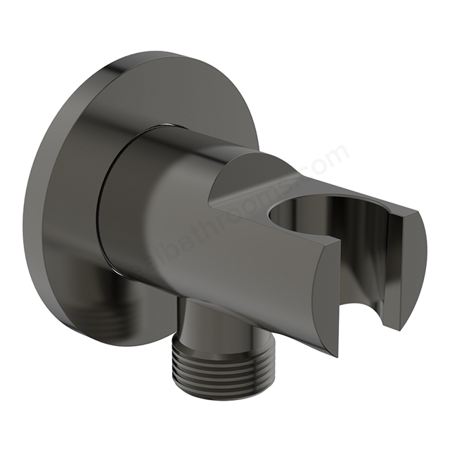 Atelier Idealrain Round Shower Handset Elbow Bracket - Magnetic Grey