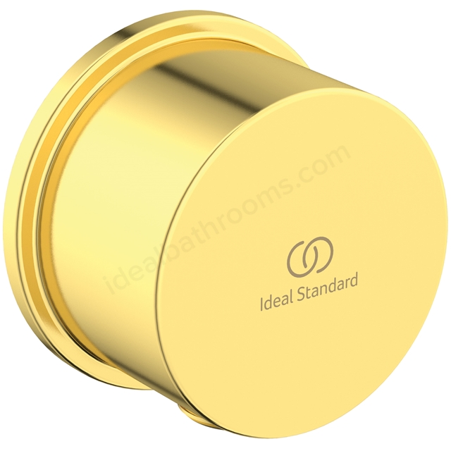 Atelier Idealrain Round Wall Elbow - Brushed Gold