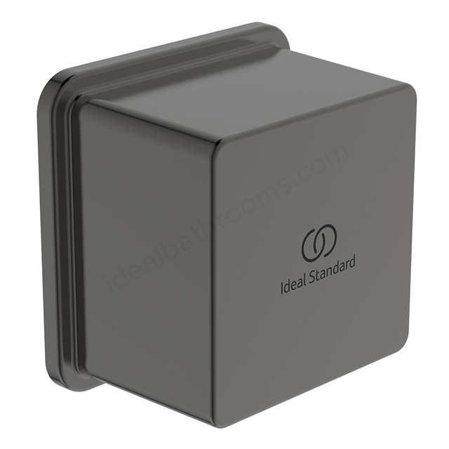 Atelier Idealrain Square Wall Elbow - Magnetic Grey 