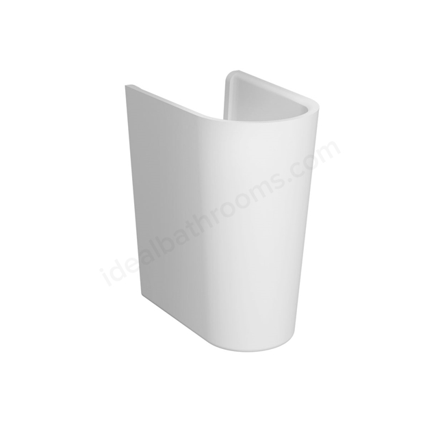 VitrA S50 Half Height Pedestal for 45 cm Basin - White