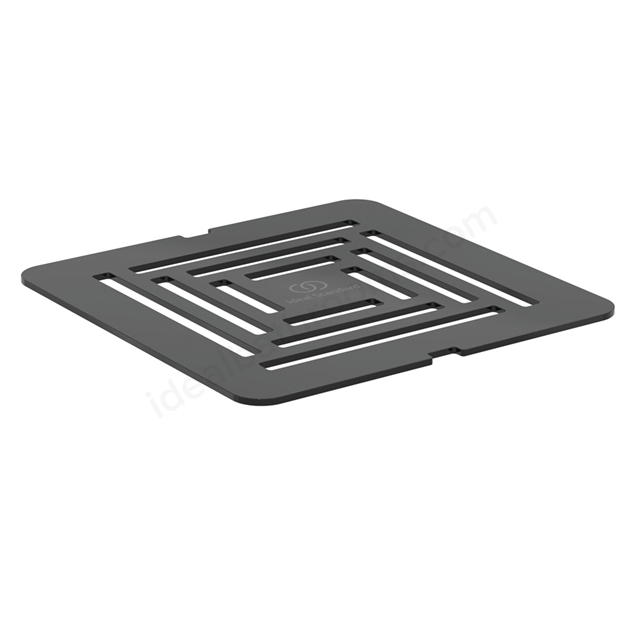 Ideal Standard Ultra Flat S+ Coloured Cover Waste - Black