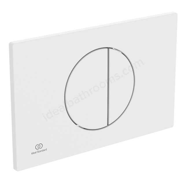 Ideal Standard Oleas M5 Round Dual Flush Flushplate - Silk White