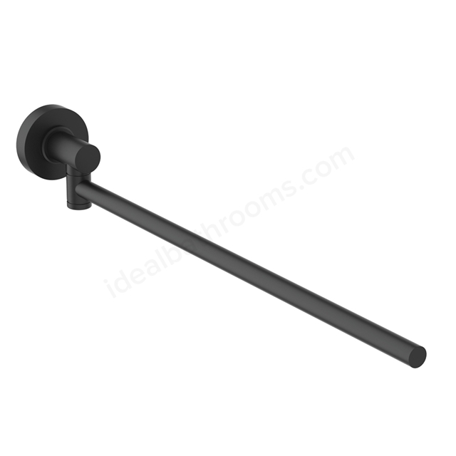 Ideal Standard IOM Single Towel Bar 370mm - Silk Black