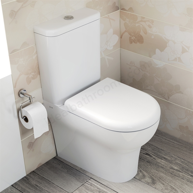 VitrA Zentrum Smoothflush Close-Coupled WC Pan Closed Back