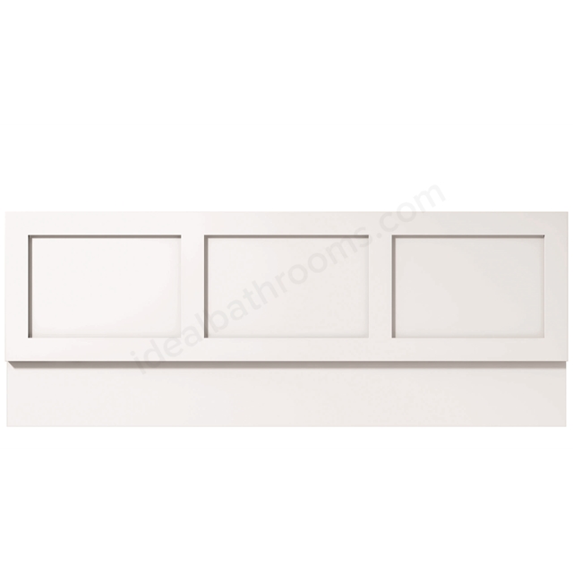 Scudo Harrogate 1700 Wood Bath Panel  - Pearl White