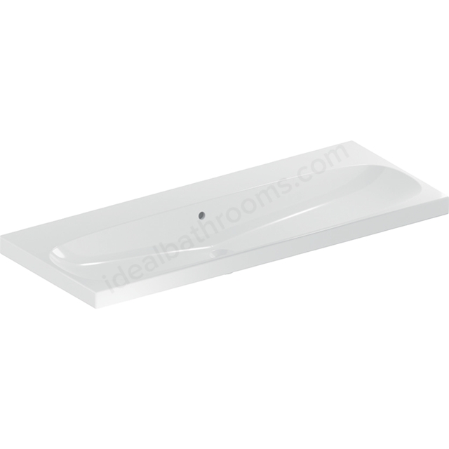 Geberit Acanto 1200mm x 480mm 0 Taphole Washbasin w/ Overflow - White