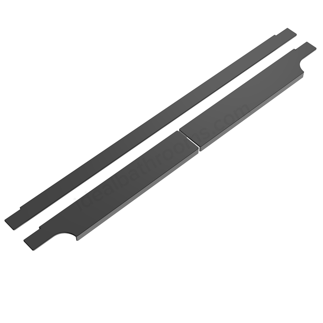 Tavistock Match 1000mm Handle (x2) And Trim - Black