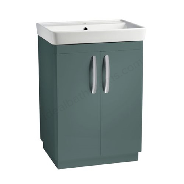 Tavistock Compass 600 Floor Mounted Vanity Unit - Viridian Green