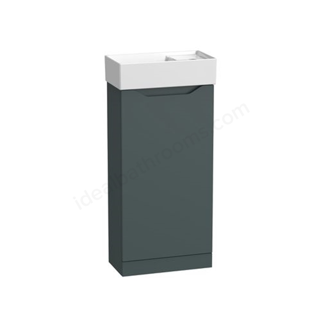 Tavistock Nimble 400 Floor Mounted Vanity Unit - Viridian Green