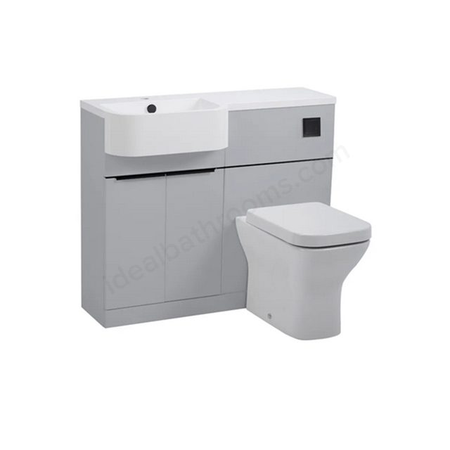 Tavistock Match 1000mm Unit, Left Handed - Gloss Grey