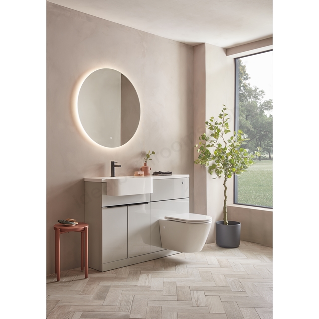 Tavistock Match 1200mm Unit, Left Handed - Gloss Grey