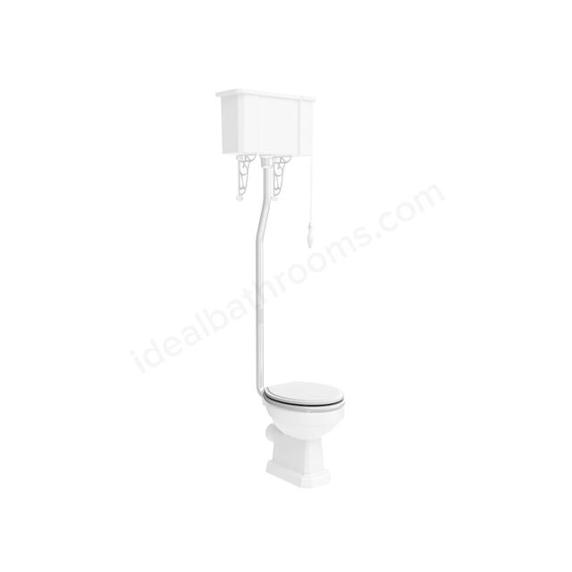 Tavistock Vitoria Soft Close Bar Hinge Seat - White