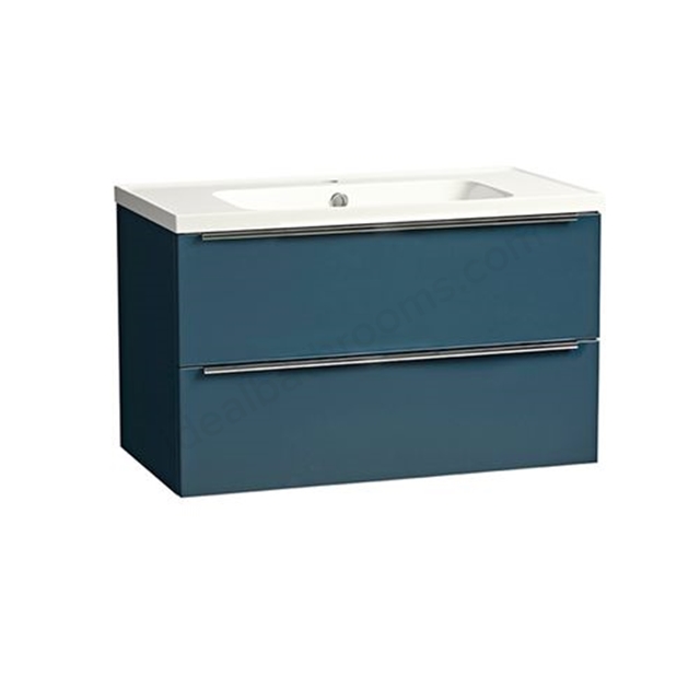 Tavistock Cadence 800 Wall Mounted Vanity Unit - Viridian Green