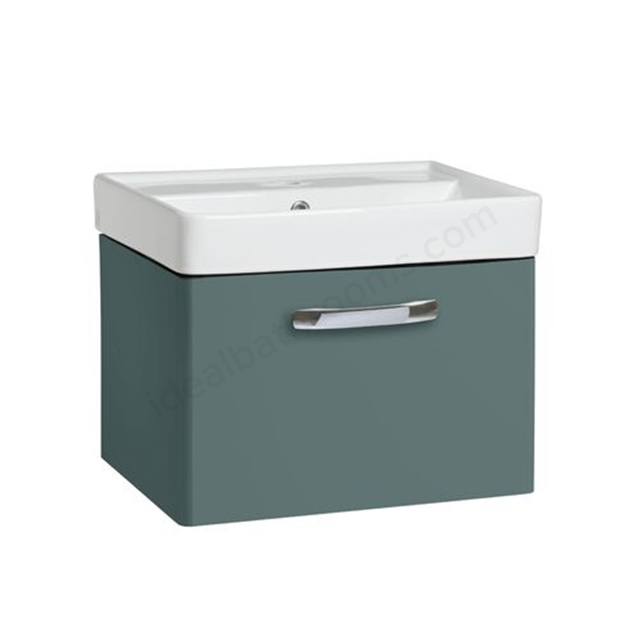 Tavistock Compass 500 Wall Mounted Vanity Unit - Viridian Green