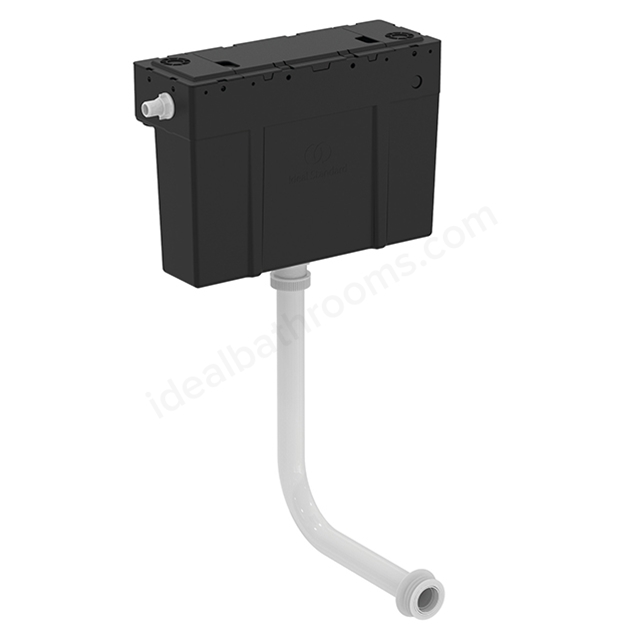Armitage Shanks Conceala 3 Single Flush Lever Operated 6 Litre Cistern With Side Inlet And Internal Overflow, Flushpipe Included, No Lever