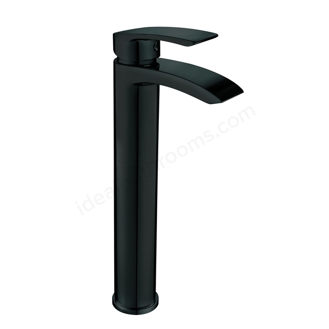 Swan Linford Electroplated Tall Mono Basin Mixer - Black